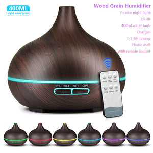 400ml Aromatherapy diffuser Humidifier Xiomi Remote Control aroma diffuser Machine essential oil ultrasonic Mist Maker